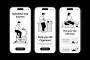 90 Modern Lifestyle Systems Icons, an Outline Icon by Prosymbols (Thumbnail 5 of 13)