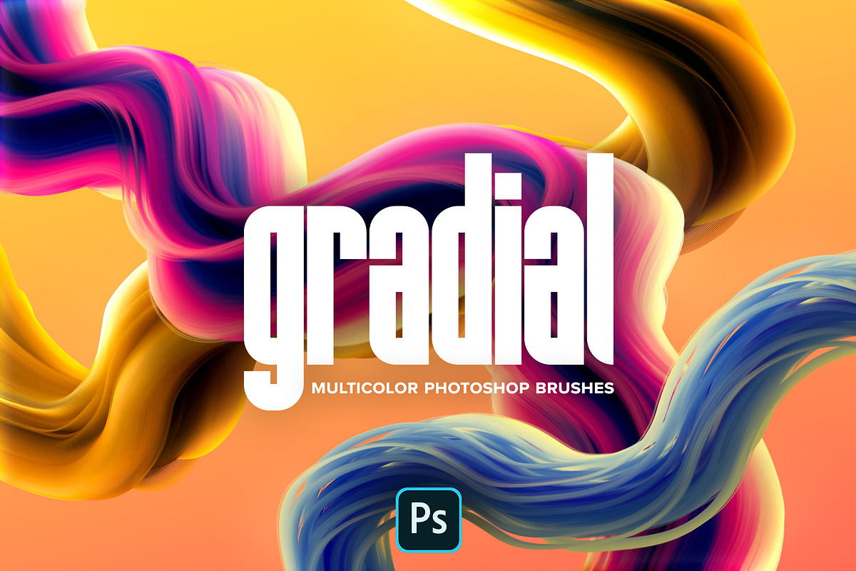 Gradial—Multicolor Photoshop Brushes, a Brush Add-On by Chroma Supply (Photo 1 of 20)