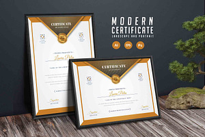 175. Modern Certificate Template