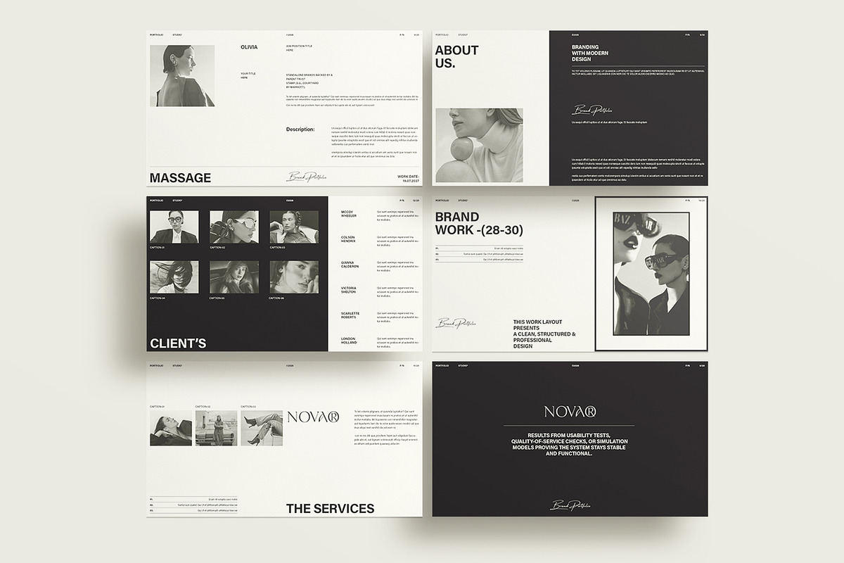 Portfolio Presentation Template, a Presentation Template by Laycraft Studio (Photo 6 of 9)