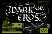 Dark Hermes Typeface, a Blackletter Font by alit design (Thumbnail 3 of 18)