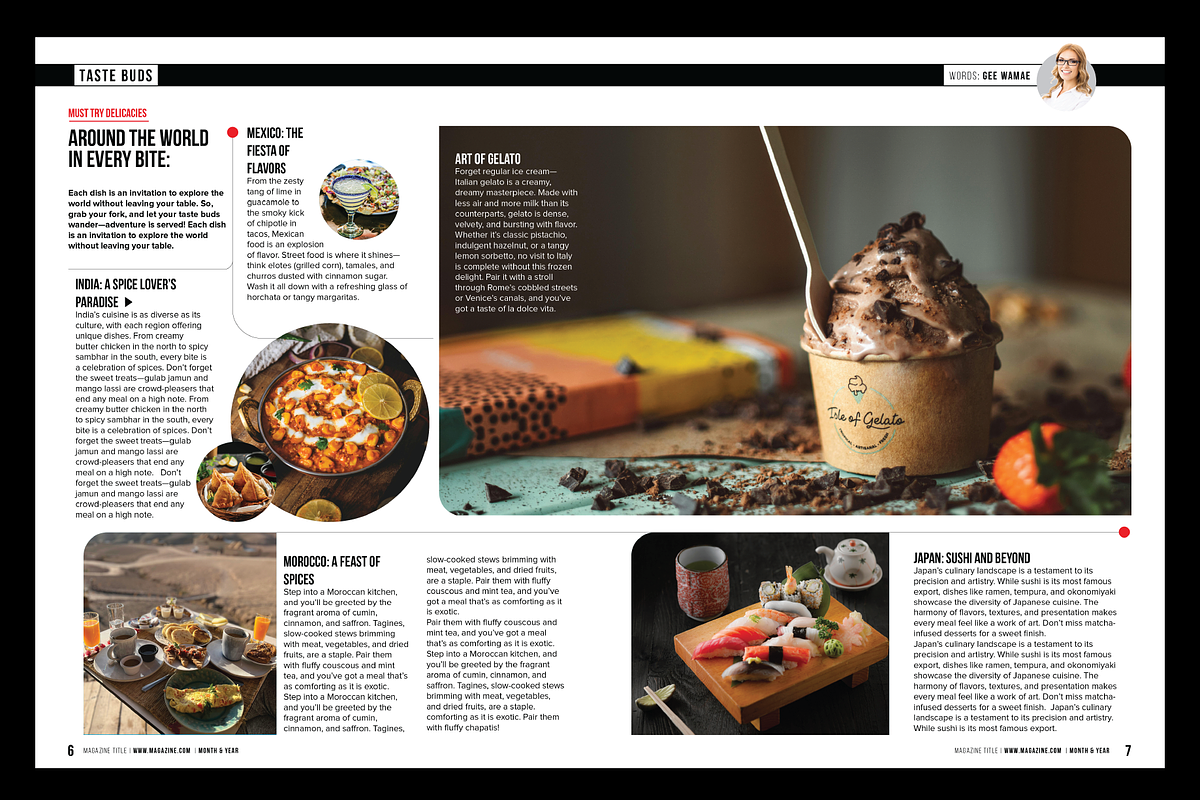Magazine Template, a Magazine Template by Red Cactus Creative (Photo 6 of 20)