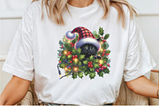 Christmas Peeking jungle Black Cat, a Seasonal Illustration by Rose Art (Thumbnail 3 of 4)