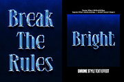 Chrome Style Square,Poster Text Eff, a Layer Style Add-On by iDoodle Studio (Thumbnail 1 of 4)