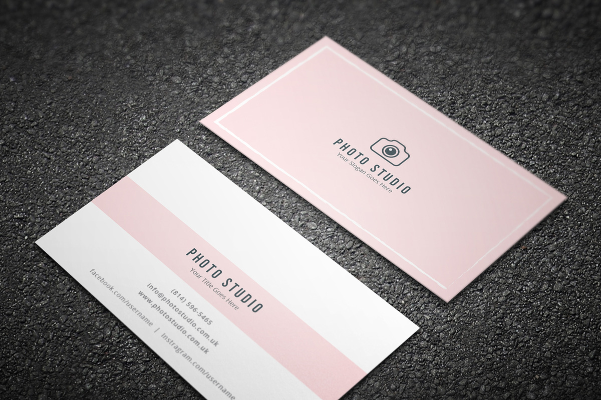 Photography Business Card Template, a Business Card Template by TelaTemplates (Photo 5 of 6)