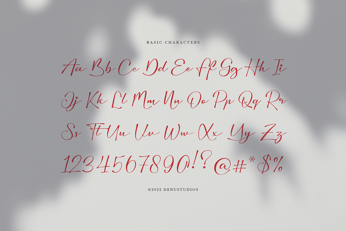 Amaterla Farmosa Casual Handwritten, a Script Font by Denustudios (Photo 5 of 8)