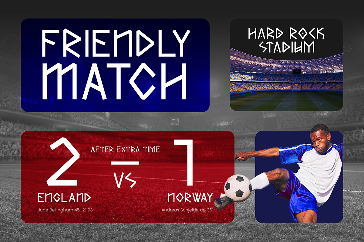 Roknag - Nordic Sport Font, a Sans Serif Font by Pandeka Studio (Photo 6 of 9)