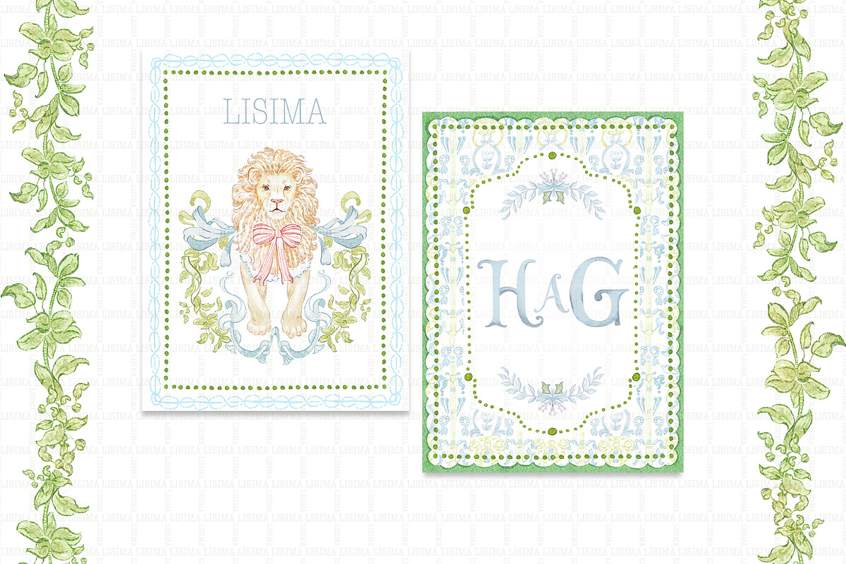Bacchus Bloom - frames, crest, a Decorative Illustration by Lisima (Photo 6 of 8)