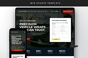 Vehicle Wrap Wix Studio Website, a Wix Template by Template Twist Shop (Thumbnail 1 of 10)