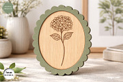 Scalloped Flower Frame SVG Bundle, a Decorative Illustration by svgocean (Thumbnail 9 of 13)