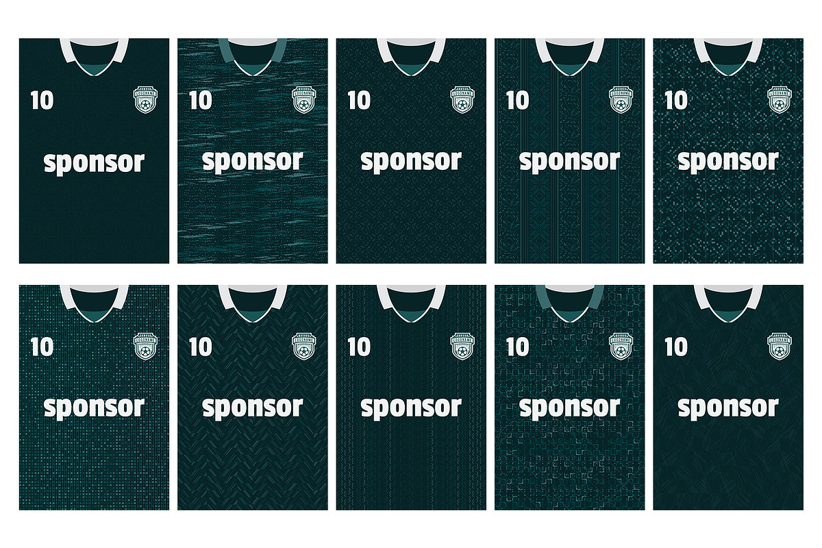 Bundles Sport Jersey Pattern Design, a Pattern Graphic by Evloxx Studio (Photo 2 of 11)