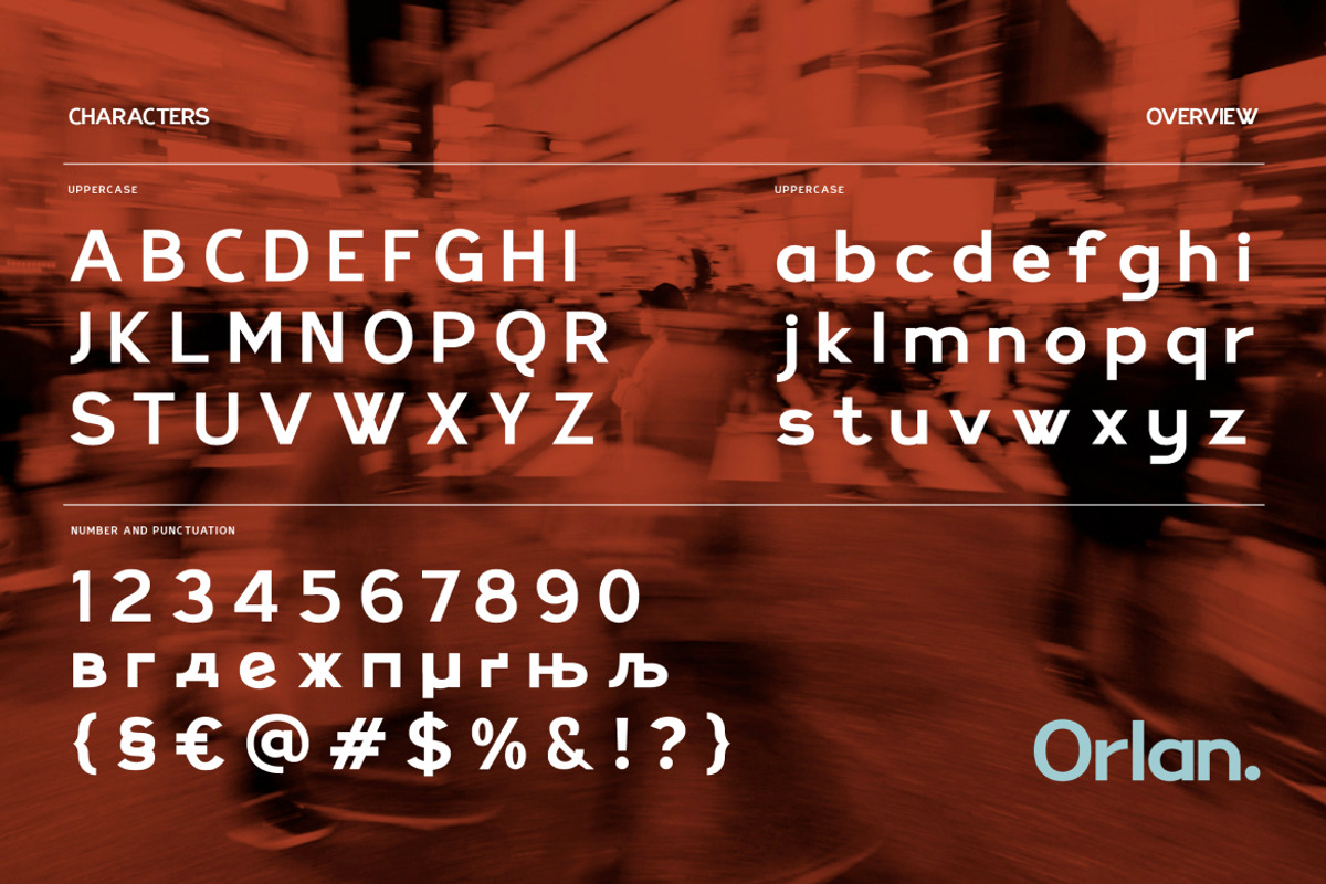Orlan Cyrillic Sans Serif Font, a Sans Serif Font by Vadovastd (Photo 2 of 7)