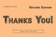 Outlined Cartoon, a Slab Serif Font by Wow Magic (Thumbnail 3 of 3)