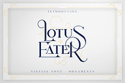 SALE! Lotus Eater - Vintage Font, a Font by VP Fonts (Thumbnail 1 of 12)