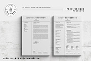 Resume/CV, a Resume Template by Form Fabrique (Thumbnail 1 of 7)