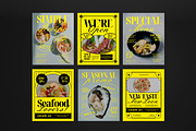 Seafood Instagram Set, a Social Media Template by graphicook (Thumbnail 2 of 3)