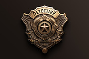 Police / Army / Sheriff Metal Badges, an Object Graphic by Hyperpix Productions (Thumbnail 21 of 21)