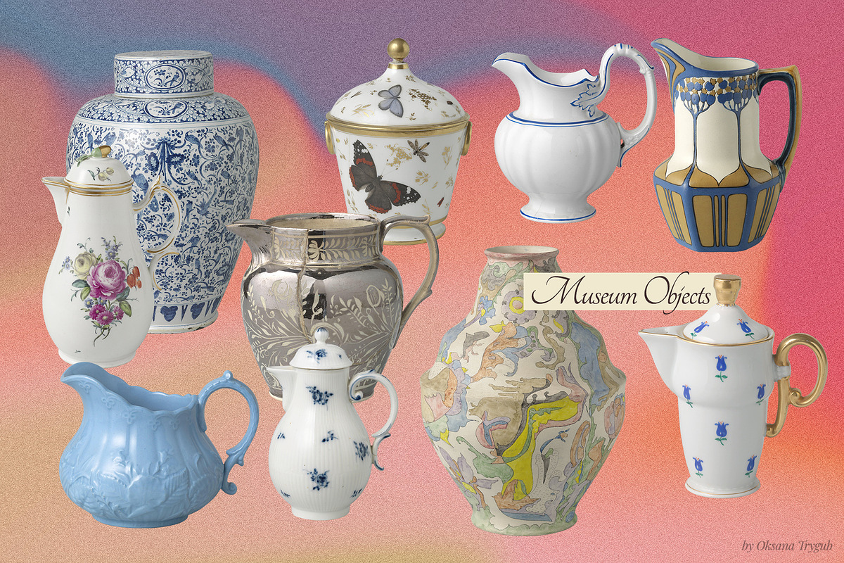 Vintage Museum Collage Elements Pack, an Object Graphic by Oksana Trygub (Photo 9 of 29)