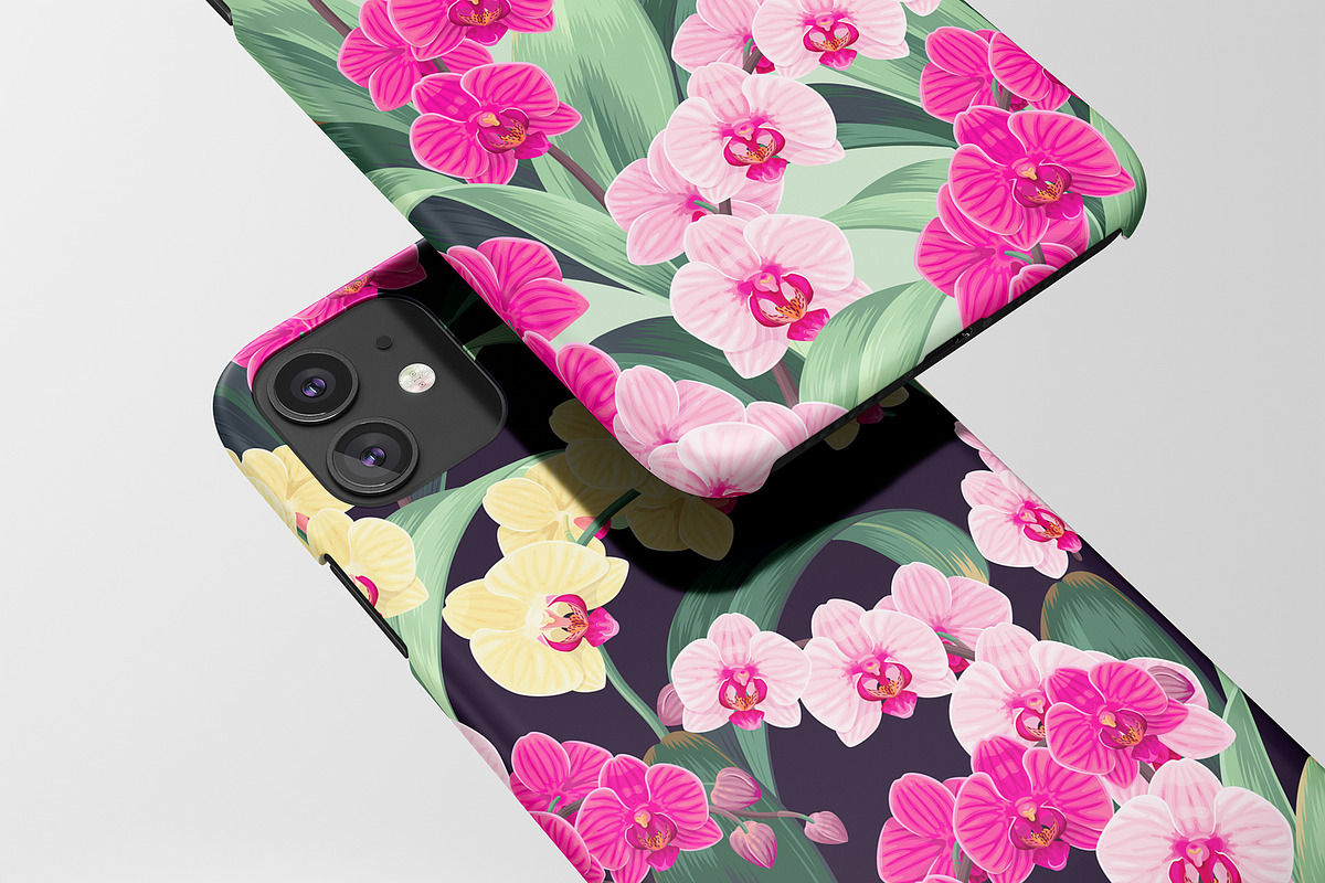 Orchid Patterns, a Pattern Graphic by GreyLilac (Photo 9 of 9)