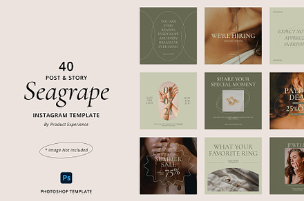 Seagrape - Instagram Template