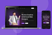 Portofolio Web Landing Page UI KIT, a Landing Page Template by UICreative (Thumbnail 4 of 4)
