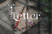 Letter Stylish Serif, a Serif Font by KennedyStudio (Thumbnail 1 of 10)