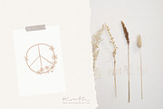 peace sign / boho bundle, an Animal Illustration by KruthDesign (Thumbnail 4 of 6)