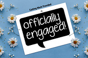 20 Engagement Photo Booth Props, a Stationery Template by DickyJiang Illustrations (Thumbnail 3 of 3)
