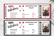 Boarding Pass for Valentine's Day, a Card Template by YasdeyDesigns (Thumbnail 9 of 9)