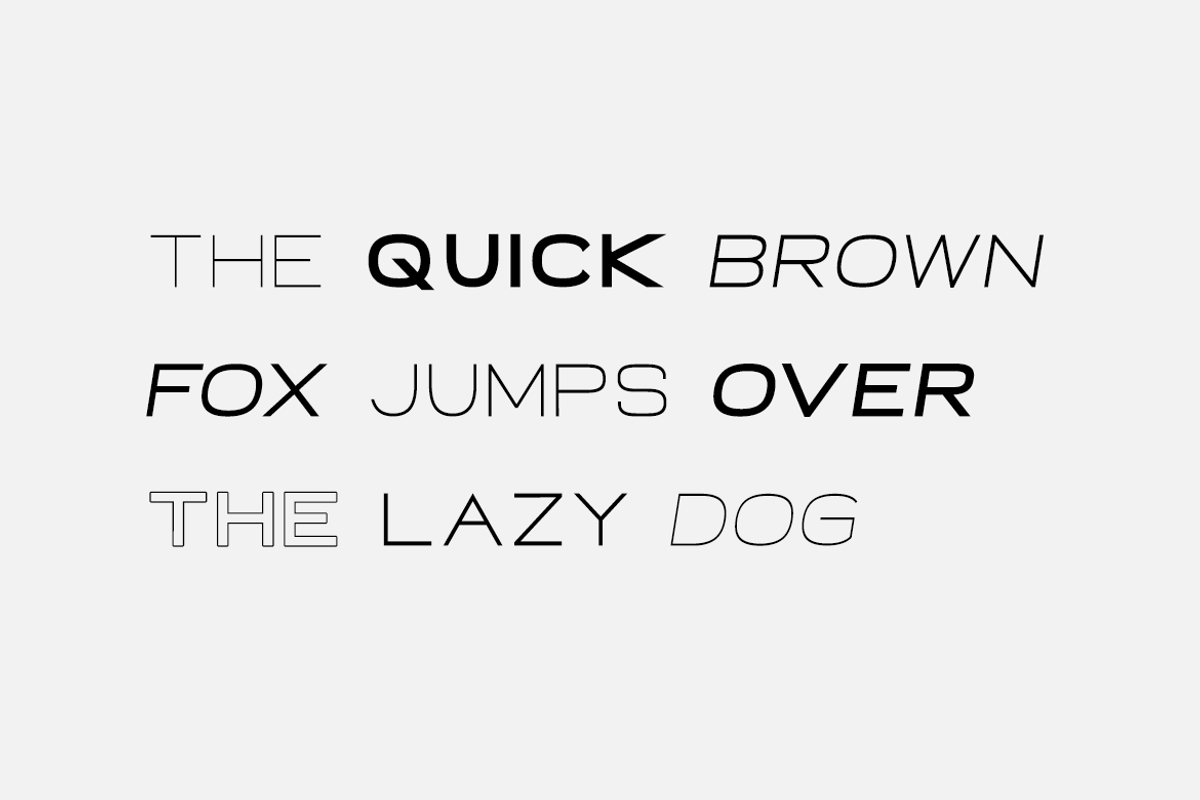 NEON - Minimal & Modern Typeface preview 2