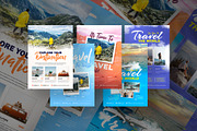 Travel Flyer Poster design template, a Flyer Template by Tanmoy Topu (Thumbnail 1 of 6)