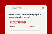 Essay & Project Planner, a Templates & Theme by cuxster (Thumbnail 1 of 2)