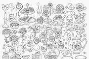 Lemon Tea Time Wedding Line Art, a Food Illustration by TitaLivingArt (Thumbnail 3 of 9)