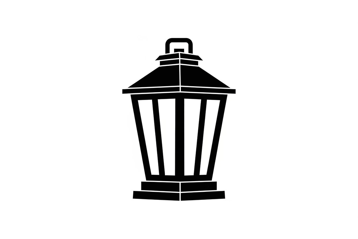Vintage Street Lantern Silhouette Bu, an Illustration by hafijul (Photo 26 of 51)