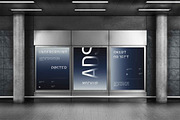 Underground Advertising Wall Poster, an Advertising Mockup by fakhroo (Thumbnail 2 of 2)