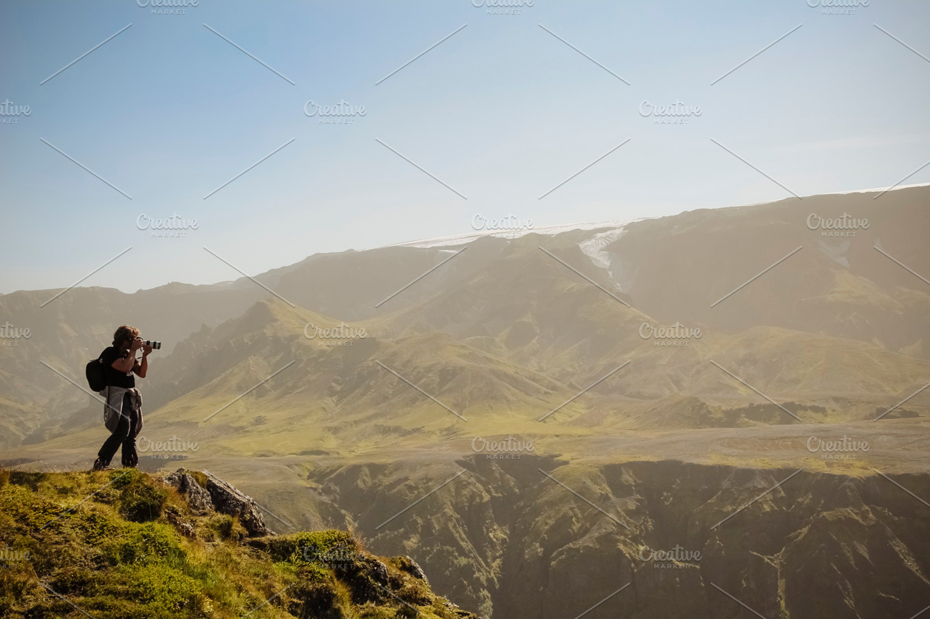 Nature photographer containing photographer, camera, and iceland, a Nature Photo by OSORIOartist