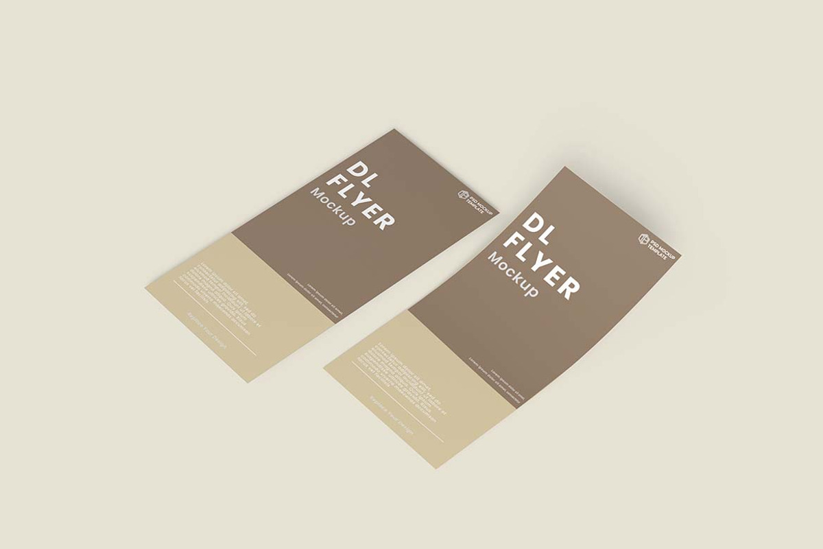 DL Flyer Mockup, an Advertising Mockup by tiyasprabawa (Photo 2 of 5)