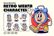 Retro Weker Characters, an Object Illustration by Graptail (Thumbnail 1 of 9)