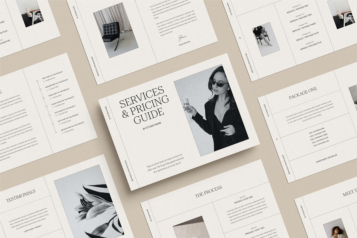Services and Pricing Guide Template, a Presentation Template by Wild Theory (Photo 12 of 12)