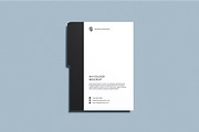 A4 Folder Mockup, an Advertising Mockup by Pikachudesign (Thumbnail 2 of 5)