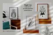 Magic Cats Illustrations Clipart, an Illustration by Julia M. Watercolor (Thumbnail 7 of 13)