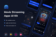 Movees - Movie Apps UI KIT, an App Template by Vektora Studio (Thumbnail 1 of 5)