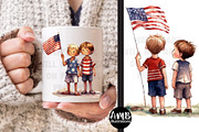 Fourth of July kids clipart, a Person Illustration by AMBillustrations (Thumbnail 2 of 5)