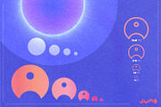 Retro Cyber Lunar Font Moon Typeface, a Symbol Font by InkCloudDesign (Thumbnail 7 of 11)