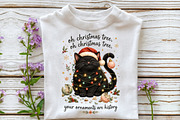 Funny Christmas PNG Sublimation, a Seasonal Illustration by Sublimation Artist (Thumbnail 3 of 9)