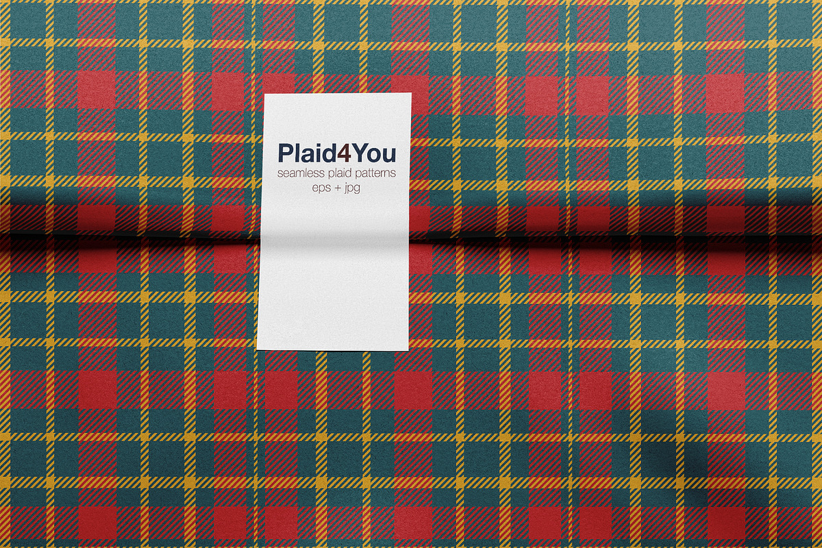 #54 Christmas Pattern Plaids, a Pattern Graphic by Plaid4You (Photo 4 of 8)