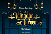 Yulltan Ramadan Typeface, a Sans Serif Font by alit design (Thumbnail 6 of 19)