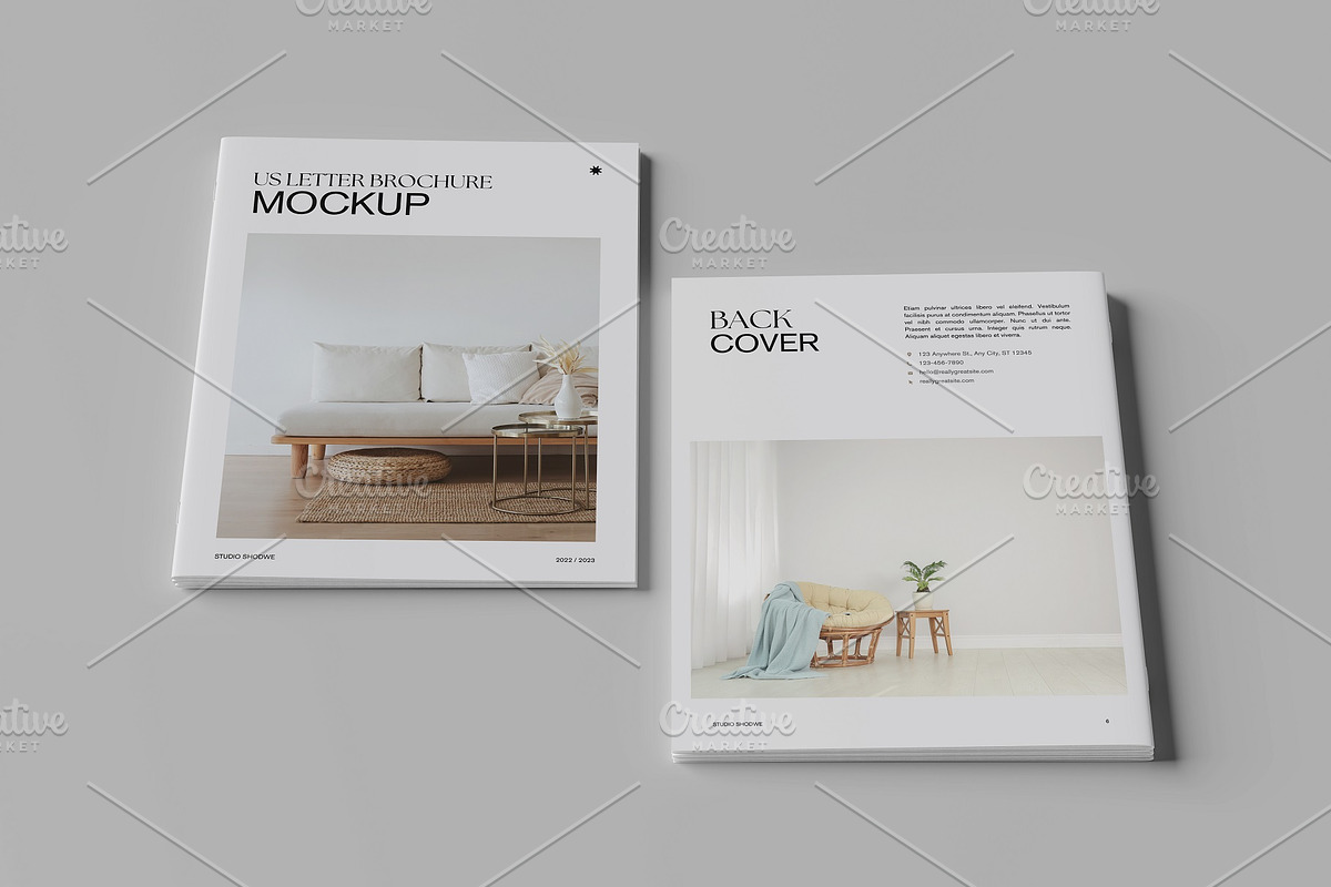 Us Letter Brochure Mockup, a Books & Magazine Mockup by Tokobeta (Photo 10 of 12)