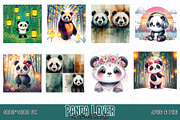 20 Groovy Panda T-shirt Bundle, an Illustration by Sofia's Fashion (Thumbnail 1 of 3)