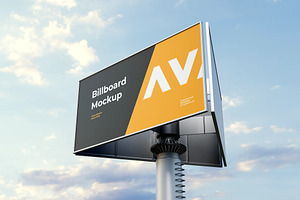 High Quality Billboard Mockup, an Advertising Mockup by zpackcreative